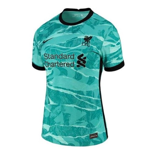 Camiseta Liverpool Segunda Mujer 2020-2021 Verde